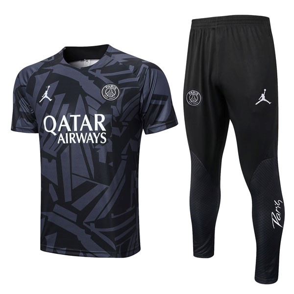 Entrenamiento PSG Conjunto Completo 2022 2023 Gris Negro